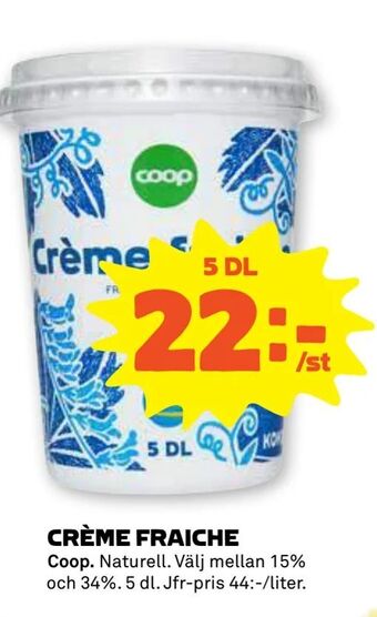 Stora Coop Crème fraiche erbjuda