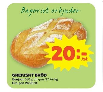 Stora Coop Grekiskt bröd erbjuda