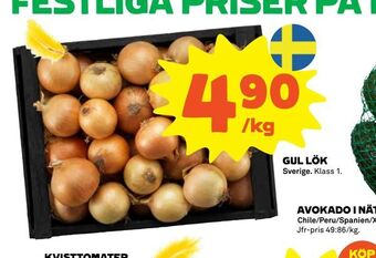 Coop Gul lök erbjuda