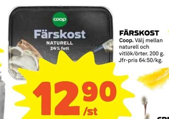 Coop Färskost erbjuda