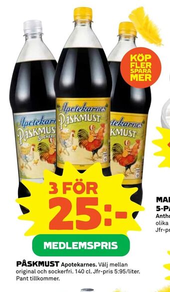 Coop Påskmust erbjuda