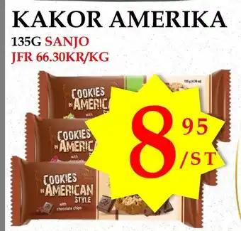 Matmixen Kakor amerika erbjuda