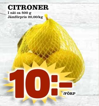 Matvärlden Tensta Citroner erbjuda