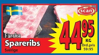 Supergrossen Spareribs erbjuda