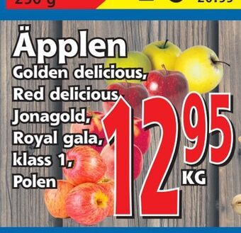 Supergrossen Äpplen erbjuda