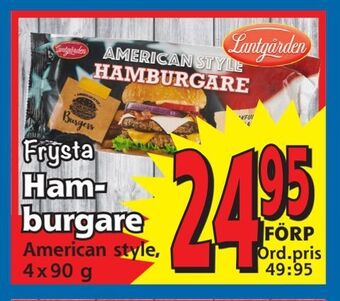 Supergrossen Hamburgare erbjuda