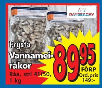 Supergrossen Vannameiräkor erbjuda