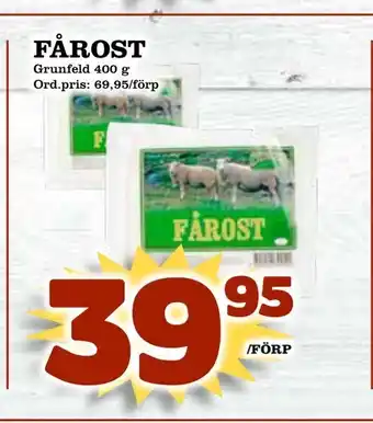 Fårost