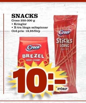 Supergrossen Snacks erbjuda