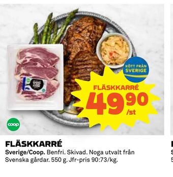 Coop Fläskkarré erbjuda
