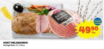 Coop Kokt helgskinka erbjuda