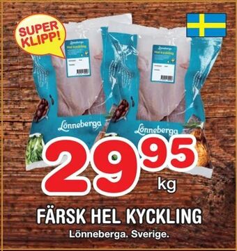 Nya Pulsen Färsk hel kyckling erbjuda