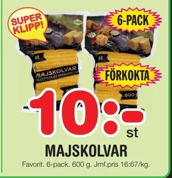 Nya Pulsen Majskolvar erbjuda