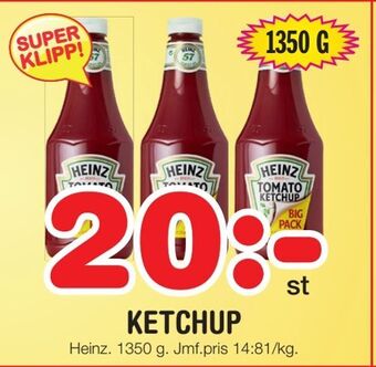 Nya Pulsen Ketchup erbjuda