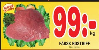 Nya Pulsen Färsk rostbiff erbjuda