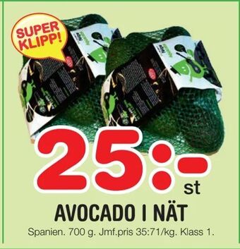Nya Pulsen Avocado i nät erbjuda