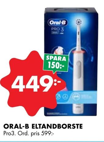 ÖoB Oral-b eltandborste erbjuda