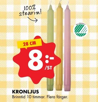 ÖoB Kronljus erbjuda