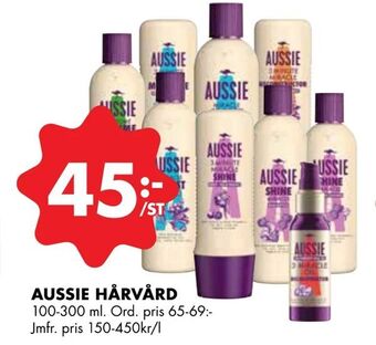 ÖoB Aussie hårvård erbjuda