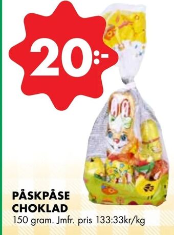 ÖoB Påskpåse choklad erbjuda