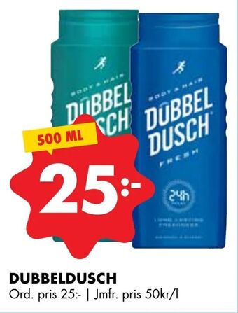 ÖoB Dubbeldusch erbjuda