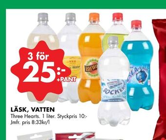 ÖoB Läsk, vatten erbjuda