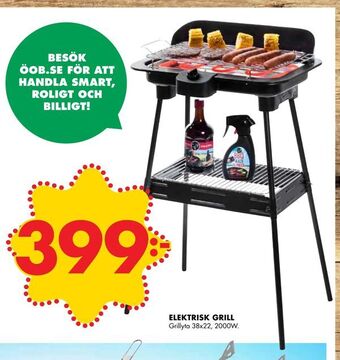 ÖoB Elektrisk grill erbjuda
