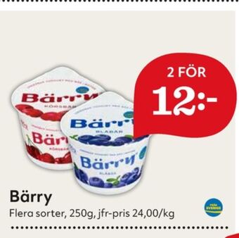 Hemköp Bärry Yoghurt erbjuda