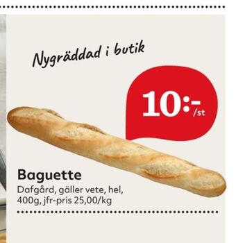 Hemköp Dafgårds Butiksbakat matbröd erbjuda