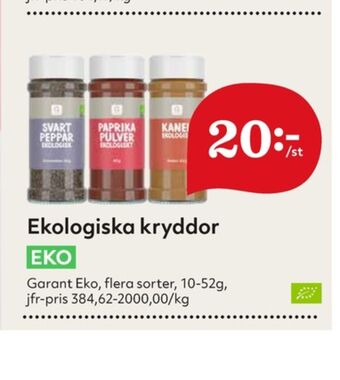 Hemköp Garant Kryddor erbjuda