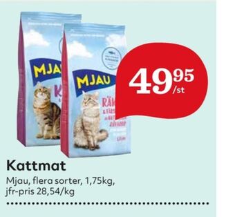Hemköp Mjau Kattmat erbjuda