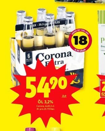 ICA Kvantum Corona Extra Specialöl erbjuda