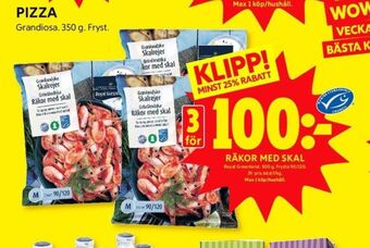 ICA Kvantum Royal Greenland Räkor med skal erbjuda