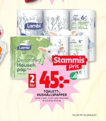 ICA Kvantum Decorated Hushållspapper erbjuda