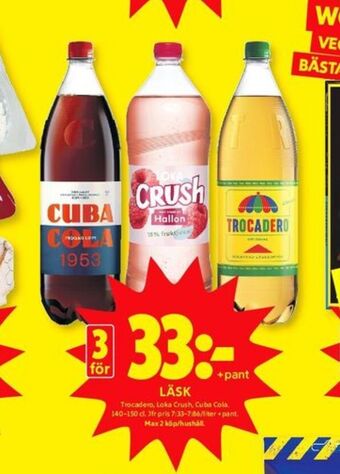 ICA Kvantum Trocadero Läskedryck erbjuda