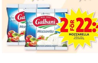 ICA Maxi Galbani Mozzarella erbjuda