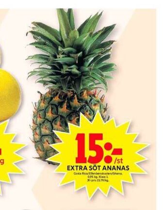 ICA Maxi Ananas erbjuda