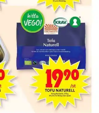 ICA Maxi Kung Markatta Tofu erbjuda