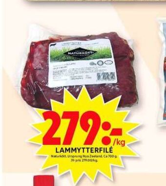 ICA Maxi Naturkött Lammytterfilé erbjuda