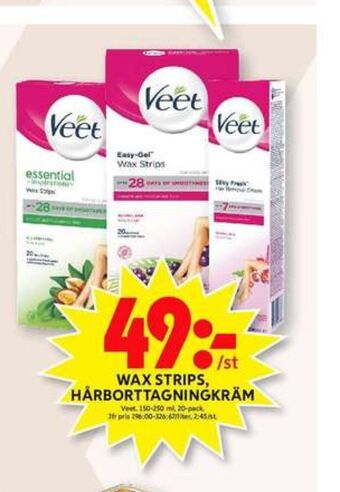 ICA Maxi Veet Hårborttagning erbjuda