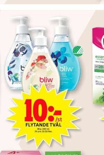 ICA Maxi Bliw Tvål flytande erbjuda