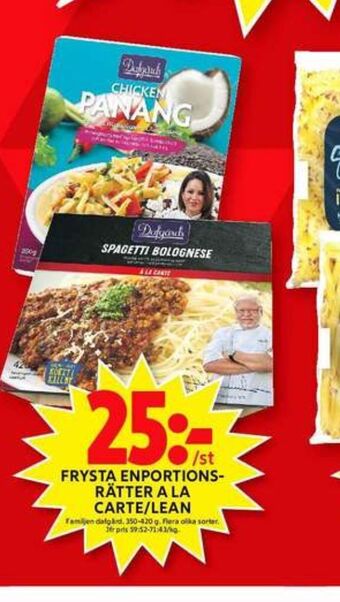ICA Maxi Dafgårds Färdigrätter erbjuda