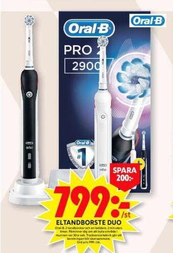 ICA Maxi Braun Oral-B Eltandborste erbjuda
