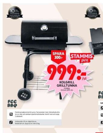 ICA Maxi FCC BBQ Grill erbjuda
