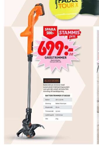 ICA Maxi Black&Decker Grästrimmer erbjuda
