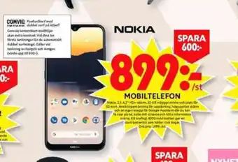 ICA Maxi Nokia 2.3 Mobiltelefon erbjuda