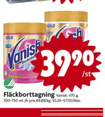 ICA Nära Vanish Fläckborttagning erbjuda