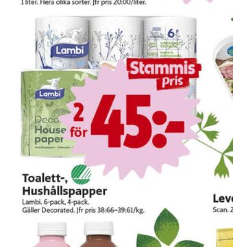 ICA Nära Decorated Toalettpapper erbjuda