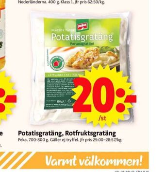 ICA Supermarket Peka Potatisgratäng erbjuda