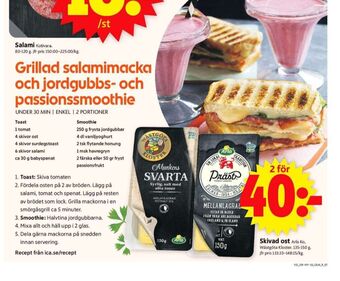 ICA Supermarket Arla Skivad ost erbjuda